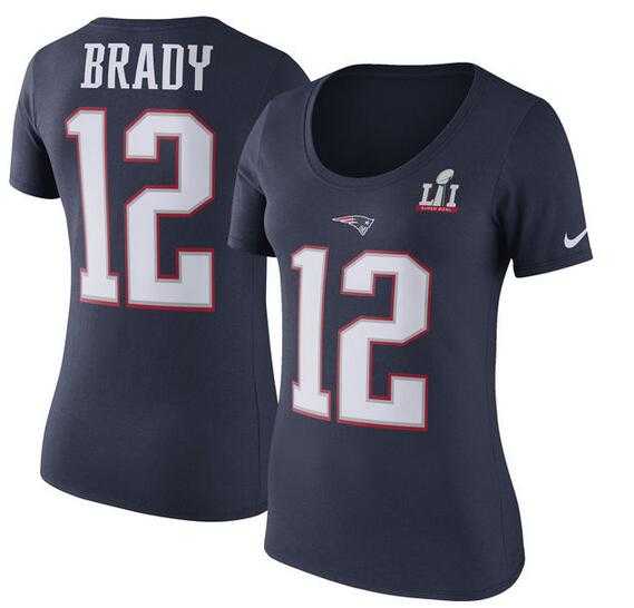 Women New England Patriots Tom Brady Nike Super Bowl LI Bound Patch Player Pride Name & Number T-Shirt Navy FengYun,We sell and wholesale Women New England Patriots Tom Brady Nike Super Bowl LI Bound Patch Player Pride Name & Number T-Shirt Navy FengYun on line form chian!